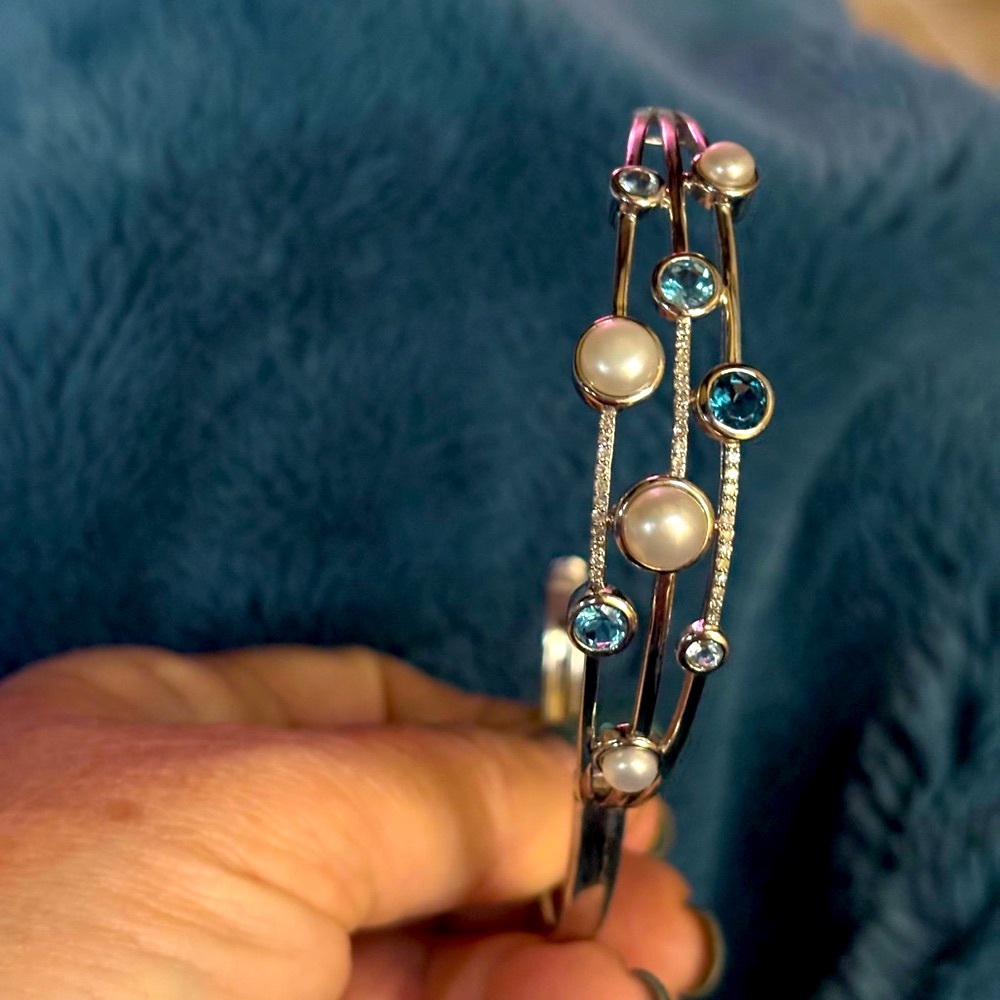 Alwand Vahan silver and Gold Multi-Strand Bracelet
